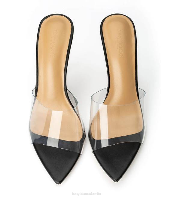 Stöckelschuhe| de Tony Bianco Frauen Mylo-Absätze klares Vinylit/Schwarz 4624165